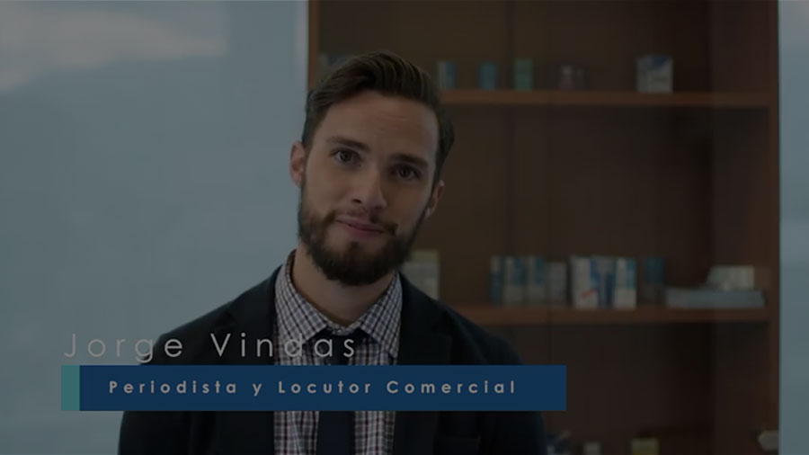 Jorge Vindas, periodista y locutor comercial